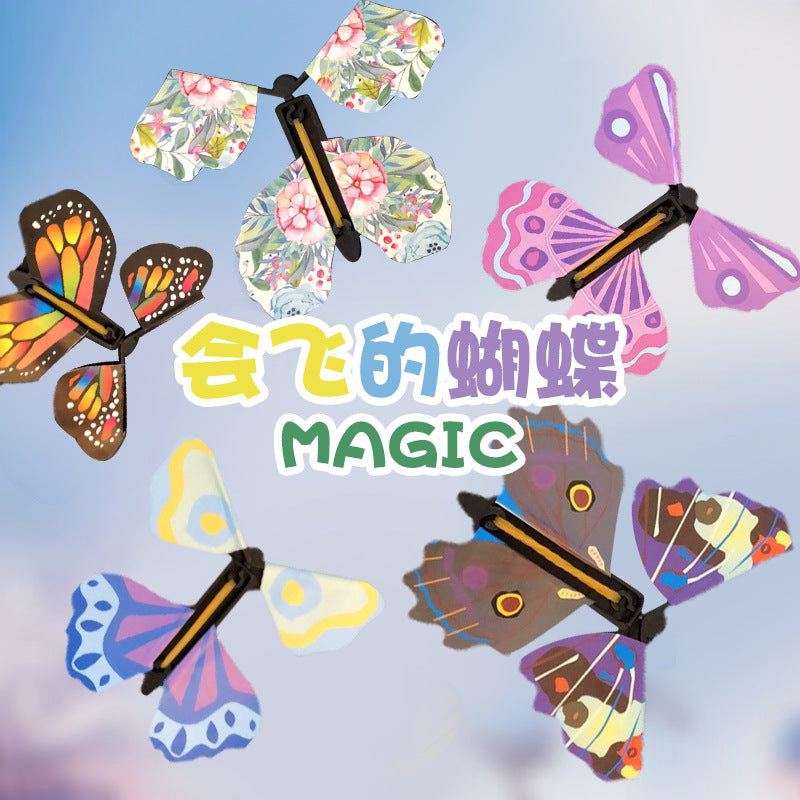 Juguetes de plástico de mariposa mágica para niños al por mayor